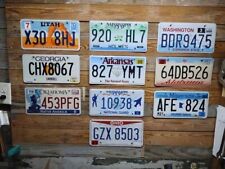 Variety Pack of 10 expired 2013 Mixed State Craft License Plate Tags ~ X30 8HJ picture