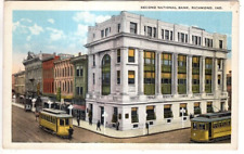 ANTIQUE Postcard       SECOND NATIONAL BANK  -  RICHMOND, INDIANA picture