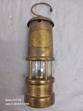 Vintage Miners Brass Oil Lamp picture
