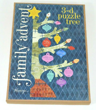 Blessings Unlimited Family Advent 3D Puzzle Christmas Tree NEW Open Box picture