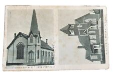 Rare Multi view Tower City, ND. Presbyterian Church 1909 picture