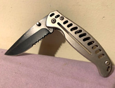Camillus EDC3 Carbonitride Titanium Frame-Lock AUS-8 Combo Blade Knife -- Great picture