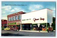 c1940's Modern Store On Main Street Building Department Store Union SC Postcard picture