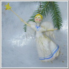 🎄Fairy-Vintage antique Christmas spun cotton ornament figure #6624 picture