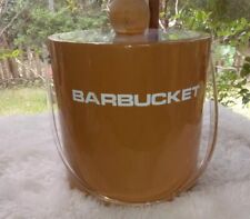 Rare Vintage Morgan Designs Ice Bucket Brigade Mid Century Modern Retro  Lucite  picture