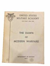 1975 THE DAWN of MODERN WARFARE Dept of History US MILITARY ACADEMY WEST POINT picture
