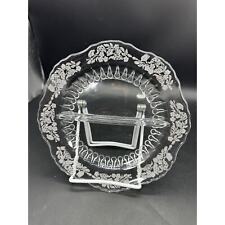 Fostoria Vintage Embossed Divided Serving Plate  picture