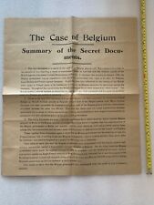 Rare Bernhard Dernburg Case of Belgium Brussels Occupation Secret Documents WW1 picture