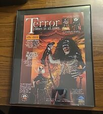 1998 Action Figures PRINT AD  CASTLE FREAK Puppet Master MEPHISTO Framed 8.5x11  picture