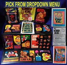 1982 Topps Donkey Kong Nintendo Sticker trading Cards U-Pick-1 picture