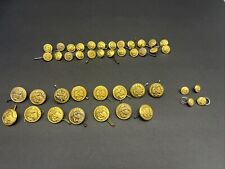 43 USMC Brass Dress Buttons WATERBURY SUPERIOR United States Marine Corps picture