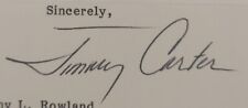 President Jimmy Carter & Rosalynn Carter Signed Carter Presidential Library  picture