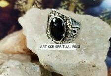 Wealth Magic Become Rich Attract Money Handmade Pagan Silver Ring RARE picture