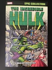 Incredible Hulk Man or Monster? TPB (Marvel) Epic Collection Trade Paperback picture