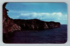 Marquette MI-Michigan, Black Rocks, Scenic Water View, Vintage Postcard picture