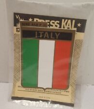 Vintage Vinyl Impko Press kal sticker Italy flag original packaging picture