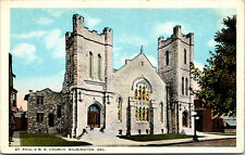 Vtg 1920s St Paul's M.E. Church Wilmington Delaware DE Postcard picture