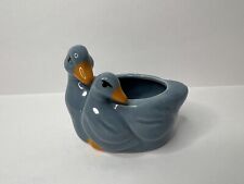 Vintage Bird Blue Planter Ceramic picture