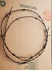 Vintage barbed wire - Great patina -- 3 - 3 foot plus 1 - 8 foot lengths picture