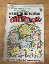 Dennis The Menace 1974 Mr. Wilson &  His Gang At Christmas Good Condition Comic picture