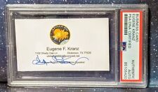 Gene Kranz Autograph NASA Apollo 13 PSA DNA Signed Business Card 🚀 picture