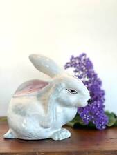 RARE Vintage Intrada Rabbit Scratching | Made in Italy | Hand Painted, Intrada picture