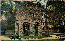 Postcard Posted 1914 The Old Stone Mill Newport Rhode Island  [dc] picture