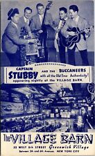 NEW YORK CITY~Captain Stubby And The Buccaneers~The Village Barn~Postcard KB4 picture