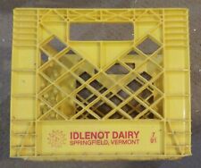 Vintage Idlenot Dairy Milk Crate - Springfield, Vermont  picture