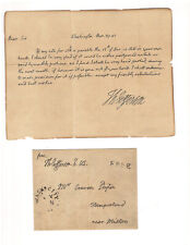 Thomas Jefferson Loan Letter to Craven Peyton - REPRINT (O49) picture