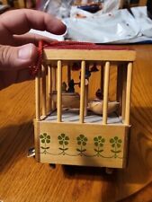 VINTAGE SCHMID BROS MUSICAL BIRD CAGE ANIMATED Japan picture