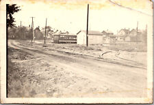 1919 Original Photo NOT&L #563 S Market Canton OH Streetcar 3.25 X 2.25
