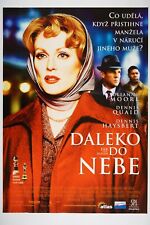 FAR FROM HEAVEN 23x33 Orig. Czech movie poster 2002 JULIANNE MOORE, DENNIS QUAID picture