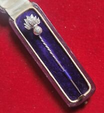 Grenadier Guards. A Fine High Carat Gold Stickpin Covered In Round Cut Diamonds. picture