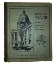 1922 California State Series Book Of Maps For Elementary Schools Of California picture