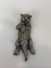 Hudson Pewter Noah's Ark Collection Male Otter Retired #7181 picture