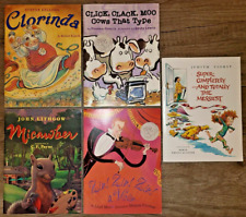 Lot of 5 Cheerios promo children's PB books, Clorinda, Micawber, Click Clack Moo picture