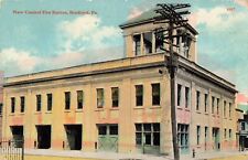 New Central Fire Station Bradford Pennsylvania PA 1911 Postcard picture