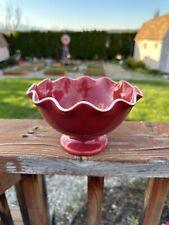 Longaberger BE MY VALENTINE RUFFLED BOWL, 2005 picture