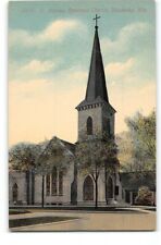 Wisconsin-Waukesha-St Mathias Matthias Episcopal Church-Antique Postcard picture
