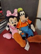 Lot of 2 Disney 22” Plush Dolls - Minnie and Goofy picture