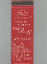 Matchbook Cover Lido Cafe Lynn, MA picture