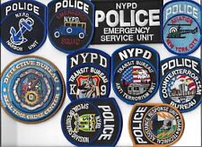 Lot of 10x NYPD Patches New York City Police Patch Lot A6-2 picture