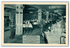c1920's Palm Garden Dining Area Ottawa Ontario Canada Antique Postcard picture