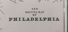 Vintage 1900 PHILADELPHIA PENNSYLVANIA Map 22