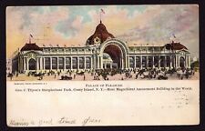 1908 Palace of Pleasure Steeplechase Park Coney Island NY Postmark Undivided picture