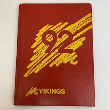 Vintage HC 1992 High School Yearbook - Home Of The Vikings Caledonia, Missouri picture