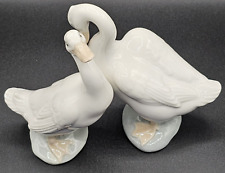 Pair of vintage NAO Duck/Geese Porcelain Figurines Beautifully crafted in Spain picture