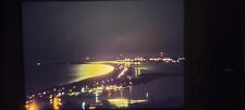 JM01 35MM SLIDE Photo photograph NIGHTTIME SHOT OF WATER FRONT picture