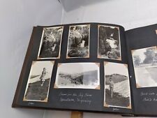 Vintage Photographs Album 97 Photos Black & White Yellowstone, Chicago, etc picture